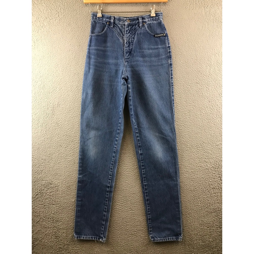 High Rise Blue Jeans - Picture 2 of 9